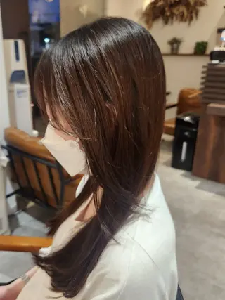 カラー OVAL hair はづきのヘアスタイル