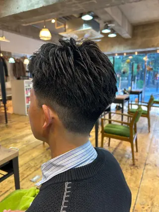 メンズ BURANKO所属・三浦義久/仙台/ レイヤーカットのヘアスタイル