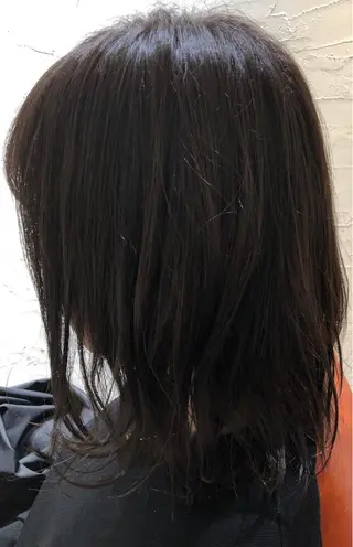 ミディアム 菊池 幹のヘアスタイル