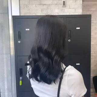 ロング カラー パーマ ヘアアレンジ メンズ キッズ ネイル マツエク・マツパ アイブロウ 歩くパワースポット 🦋KAHOのヘアスタイル