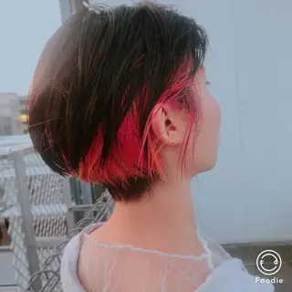 ショート カラー 大野 あさみのヘアスタイル