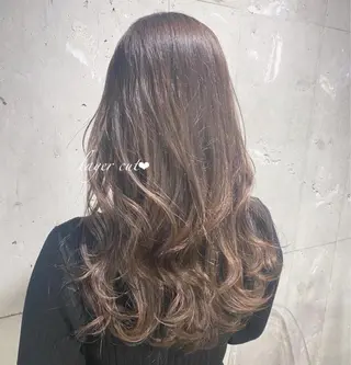 ロング カラー ヘアアレンジ 当日予約⭕️ JUNYAのヘアスタイル