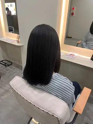 ミディアム カラー haruhi/暖色 ☀️透明感カラーのヘアスタイル