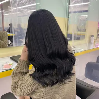 セミロング カラー ヘアアレンジ mai🍑暖色カラー /レイヤー💖のヘアスタイル