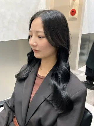 ロング カラー 💖ブリーチなし透明 感💖ASAHIのヘアスタイル