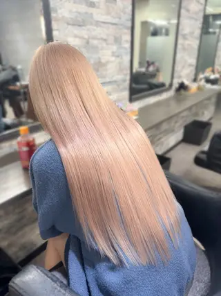 ロング カラー ハイトーンエクステ 🎩カズキ🎩のヘアスタイル