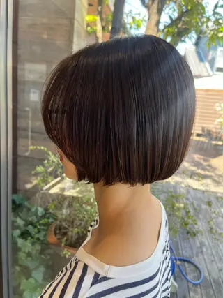 ショート 赤み消しカラー 🩵かりんのヘアスタイル
