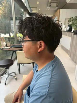 パーマ メンズ メンズ特化🏆 田中滉のヘアスタイル