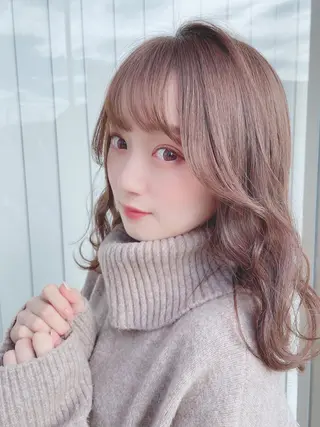 セミロング カラー 池袋髪質改善 タニグチのヘアスタイル