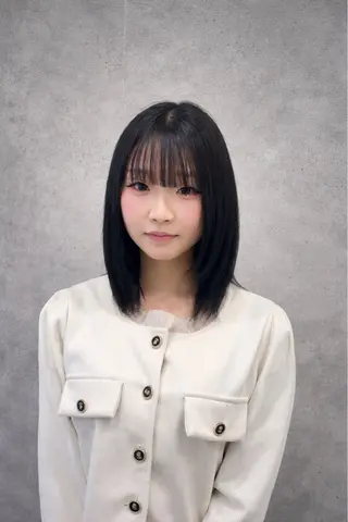 ミディアム 🖤yumi🖤🎀 透明感カラー韓国ヘアのヘアスタイル