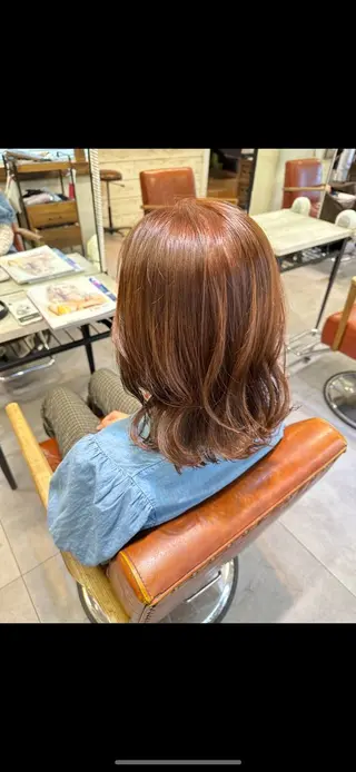 ミディアム カラー 韓国ヘア🇰🇷🎀 YURIAのヘアスタイル