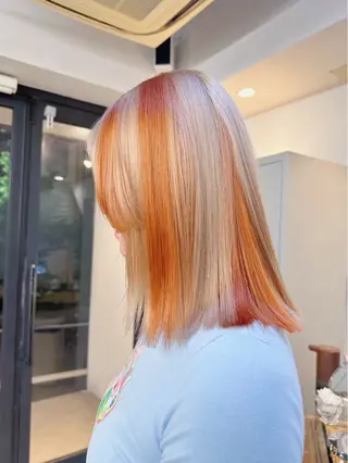 ミディアム A M Iのヘアスタイル