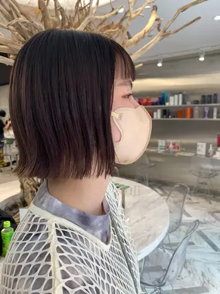 ショート 平野 優奈のヘアスタイル