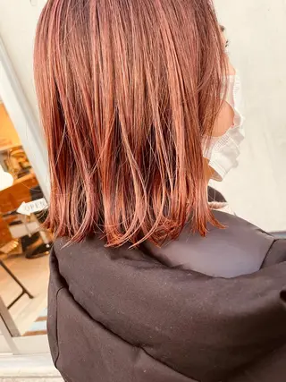 ミディアム カラー 通い続けられるサロン ママ美容師　明日香のヘアスタイル
