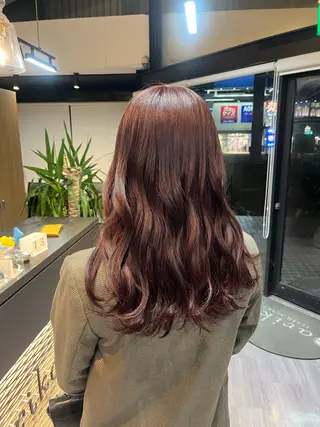 セミロング alu yuinaのヘアスタイル