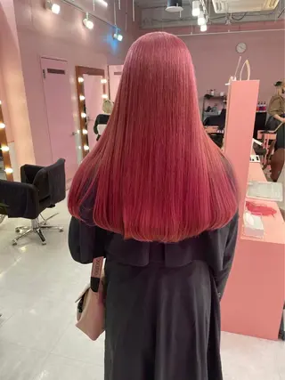 ロング カラー ヘアアレンジ Bob&ハイトーン 専門家CHIHIROのヘアスタイル