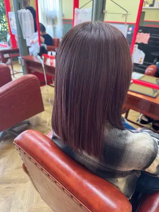 ミディアム カラー 米倉 麻衣のヘアスタイル
