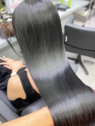 ロング カラー yuzuki 【北谷】のヘアスタイル