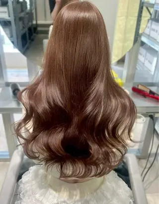 ロング カラー mana /韓国風レイヤーのヘアスタイル