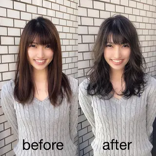 セミロング カラー 【 DIPTH 】 代表コウキ🥇のヘアスタイル