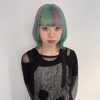 ショート カラー BEL所属・メイ ☪️のヘアスタイル