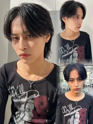 メンズ 🔷メンズフェザー スタイル🔹竹内凌のヘアスタイル