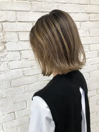 ミディアム カラー welring hair salonのヘアスタイル
