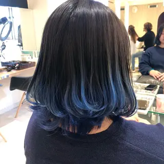 ミディアム カラー 鈴木 マサアキのヘアスタイル