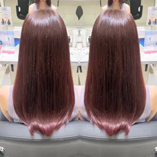 ロング カラー レイヤーカット 甲子園口　RINのヘアスタイル