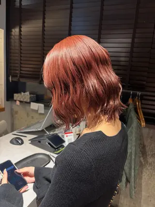 ショート mayuki /暖色/艶カラーのヘアスタイル