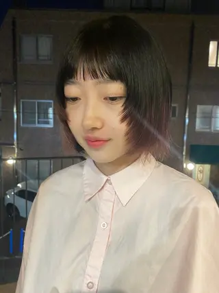 ショート YUUKI/ウルフ .ボブパーマのヘアスタイル