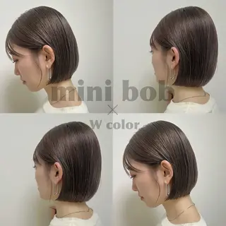 ショート 藤本 静香のヘアスタイル