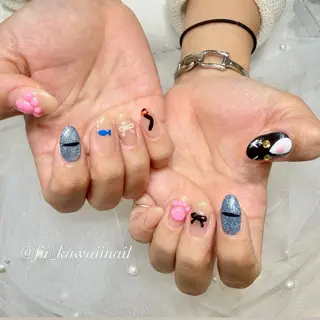 ネイル 🪞ヤギフウカ🪞 渋谷ネイルのネイルデザイン