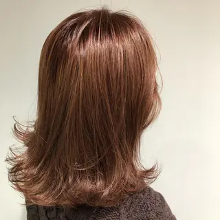 セミロング カラー 過去一の柔髪ヘア 🌿einshairのヘアスタイル
