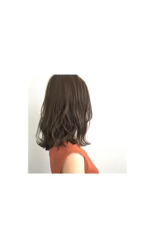 ミディアム カラー パーマ ワタベ ハヤト/ トップデザイナーのヘアスタイル