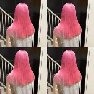 セミロング カラー ヘアアレンジ 💎韓国レイヤー ×エクステゆうま💎のヘアスタイル