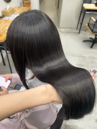 ロング カラー 🧸艶々韓国ヘア 🧁mizunaのヘアスタイル