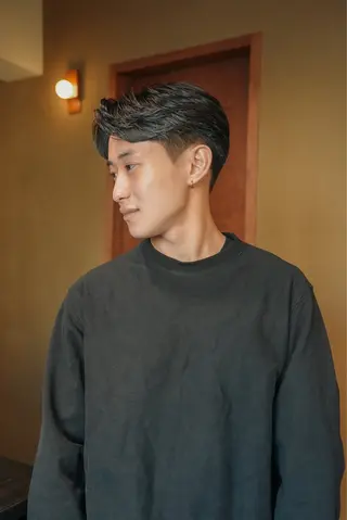 パーマ メンズ メンズ似合わせ タチカワユウキのヘアスタイル