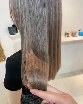 ロング ダブルカラー/透明感 💈JUNYA💈のヘアスタイル