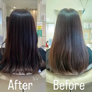 ロング カラー 秋山 瑠夏のヘアスタイル