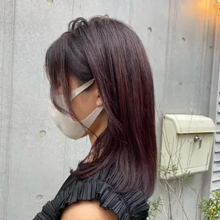 ミディアム カラー 🪭risa 暖色/レイヤー🪭のヘアスタイル