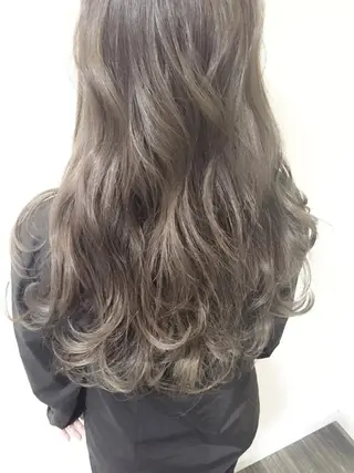 セミロング ロング カラー 土井 浩輔のヘアスタイル