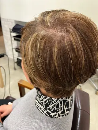 ショート カラー nicahair maiのヘアスタイル