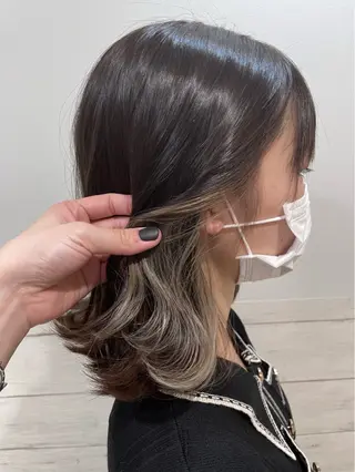 ミディアム カラー 髪質改善✨Zina浦 安/個室🌈YUKIのヘアスタイル