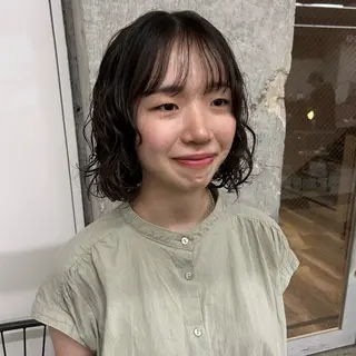 ミディアム 伊藤ほのか/パーマ /酸性ストレートのヘアスタイル