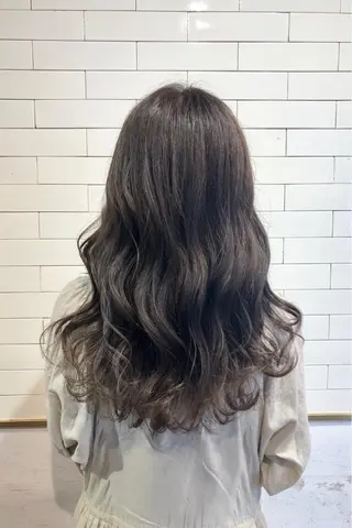 ロング 髪質改善⌇透明感 カラー⌇川上葵のヘアスタイル