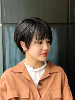 ショート カラー ヘアアレンジ 能登谷 きよのヘアスタイル