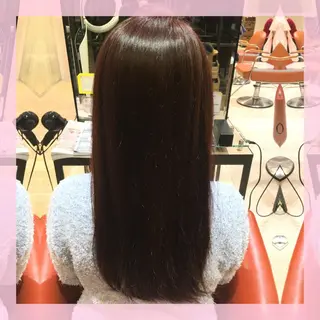 セミロング カラー 🍒前川 🍒のヘアスタイル