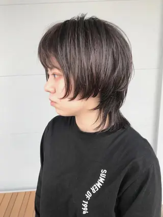 ショート カラー ヘアアレンジ lani ブリーチ /ダブルカラーのヘアスタイル