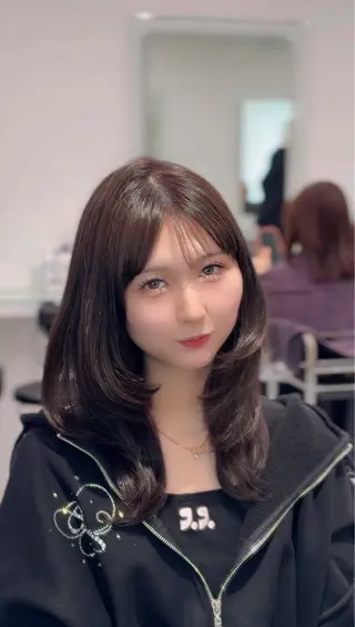 セミロング 💖海外girl💖 レイヤー/MEARIのヘアスタイル